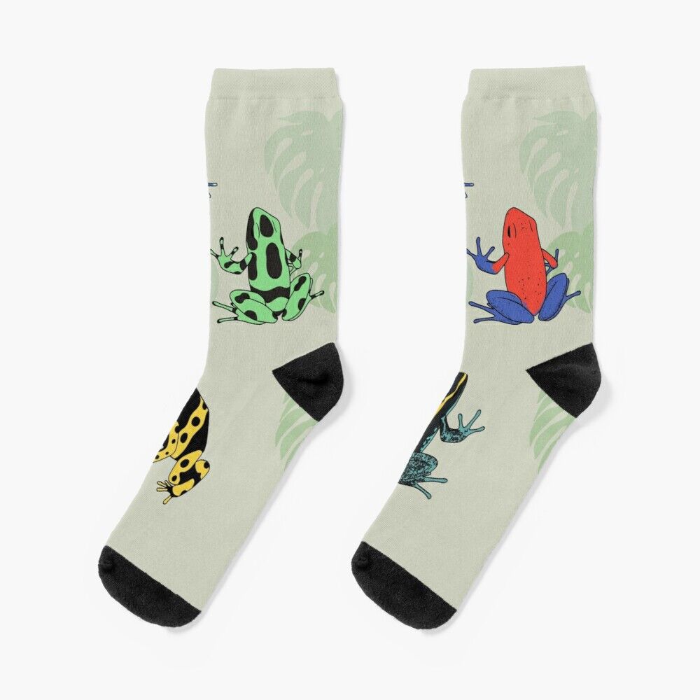 redbubble-poison-dart-frogs-socks