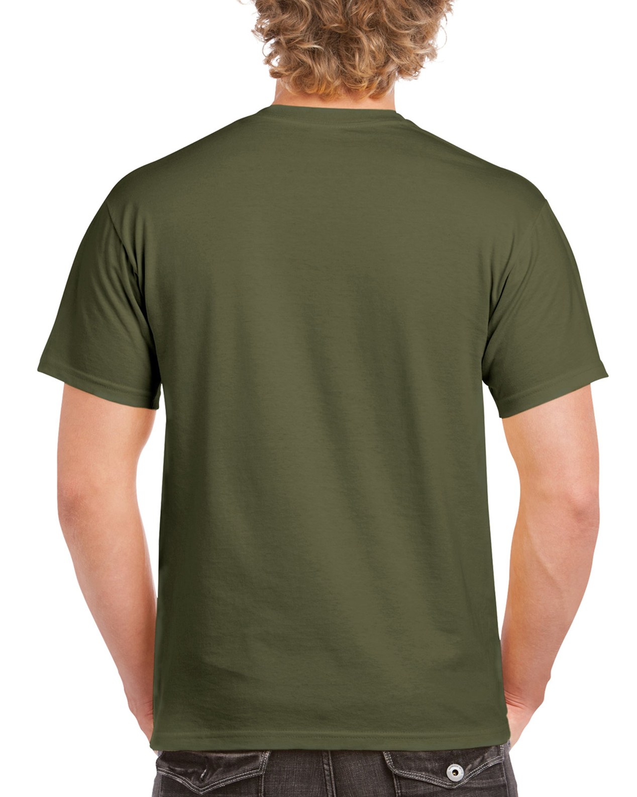 Gildan Ultra Cotton Maglietta Uomo – Pacco Da 10, Modello G200, Colore Verde Kelly, Taglia 4XL, 100% Cotone 6 Oz