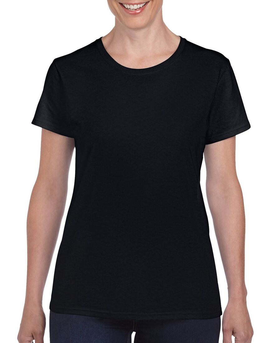 5000L Ladies T-Shirt Black Front