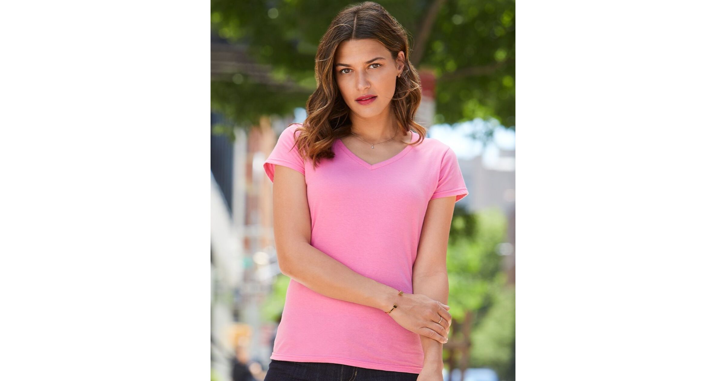 Gildan Ladies' SoftStyle V-Neck Tee – Super Soft Cotton Jersey Short Sleeve Shirt For Women