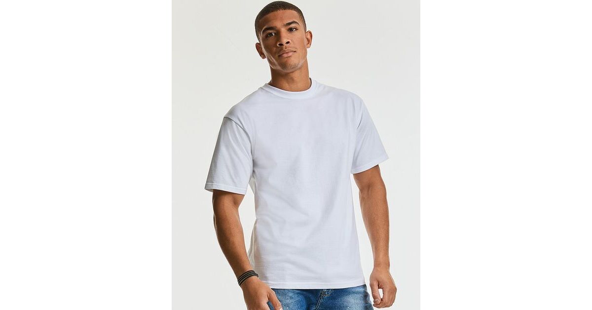 Russell Classic Heavyweight Combed Cotton T-Shirt (215M)