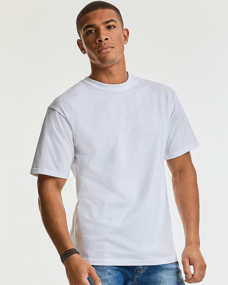 Russell Classic Heavyweight Combed Cotton T Shirt 215M